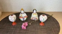 陶器製ひな人形セット
