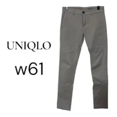 ユニクロ スキニーフィット スリムフィット チノパン グレージュ レディース