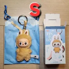 【 S 】LABUBU ラブブ PIN FOR LOVE ミニラブブ　イニシャル