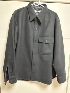 【新品未使用】UNIQLO オーバーシャツジャケット Lサイズ 黒