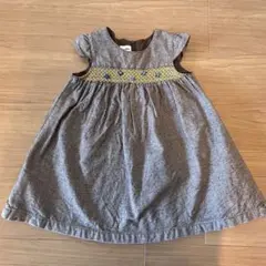 familiar⭐︎90㎝　ブラウンワンピース