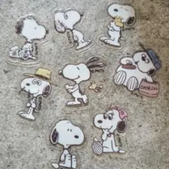 スヌーピー フレークステッカー　シール　おすそわけ　完成品