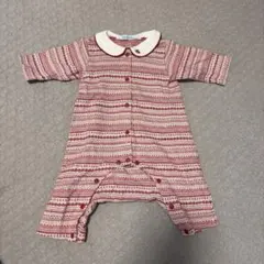 familiar ジャガード柄ロンパース 60サイズ