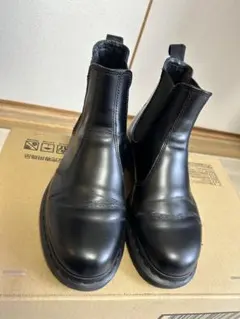 ドクターマーチン ブラック サイドゴアブーツ レザー　UK7（26cm）