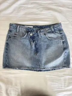 ZARA ライトブルーデニムミニスカート