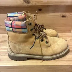 Timberland ティンバーランド イエローブーツ チェック柄