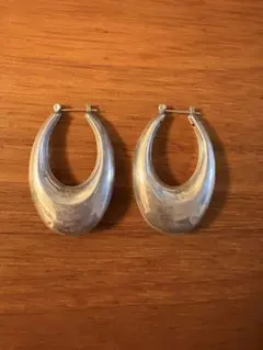 シルバーフープピアス 925 ヴィンテージ