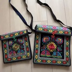 ハンドメイド　刺繍バッグ　新品未使用