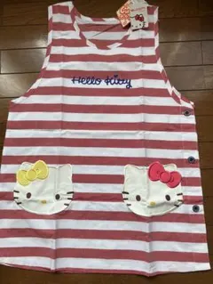ハローキティ ストライプエプロン