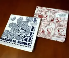 ♡スヌーピー♡ 大判ハンカチ ２枚セット♪
