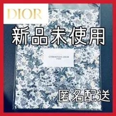 Dior 巾着　ポーチ　ノベルティ　ホリデー　ボタニカル柄　クリスマス