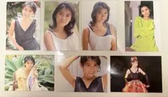 中山美穂 《公式》写真 カード 7枚セット 昭和アイドル ブロマイドのサムネイル