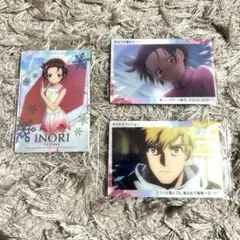 ♡メダリストウエハース♡メタリックプラカード3枚セット♡未開封フィギュアスケート