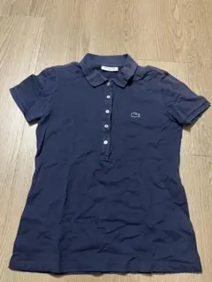 LACOSTE ダークブルー ポロシャツ サイズ36 - メルカリ