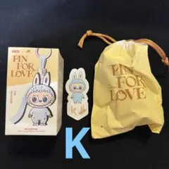 内袋未開封　イニシャルラブブ【K】水色　ミニラブブ