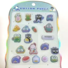 【サンリオ】コットンパフィーシール　はぴだんぶい おすそ分け