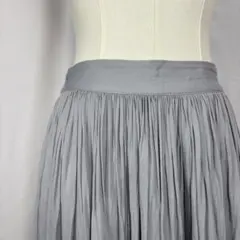 CIAOPANIC ロング フレアスカート グレー 38 F チャオパニック