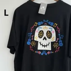 リメンバーミー Tシャツ　ディズニー　サガラ刺繍　PIXAR ブラック　Lのサムネイル