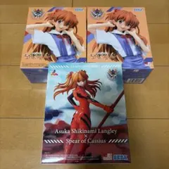 アスカ　エヴァンゲリオン　フィギュア3体セット