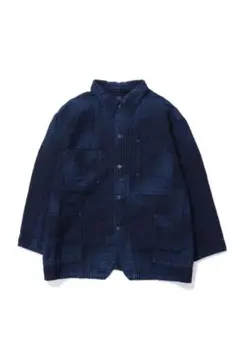 Porter Classic SASHIKO STRIPE COVERALLS