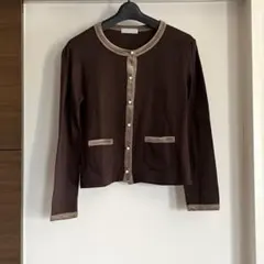 BARNEYS NEW YORK ブラウン トップス ￼カーディガン