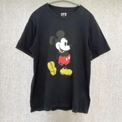 UNIQLO UT ミッキーTシャツ S ネイビー Disney 男女兼用