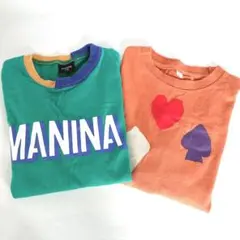 キッズ 長袖Tシャツ 2枚セット 100〜110 まとめ売り