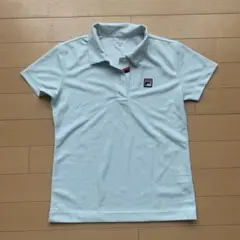 FILA フィラレディース 半袖ポロシャツ ライトブルー Sサイズのサムネイル