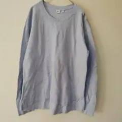 GAP ギャップ ライトブルー 長袖ニット セーター 【L】薄手 秋冬春 水色
