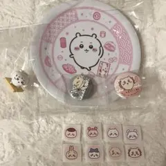 ちいかわ お皿 くら寿司 ラッコ シーサー 缶バッチ 未開封品