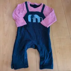 ベビー　ロンパース　ぞうさん　女の子　男の子　moujonjon