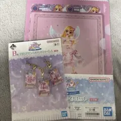 アイカツ　一番くじ　チャーム　クリアファイル　星宮いちご