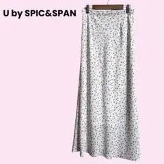 U by SPIC&SPAN 花柄ロングスカート 裏地有り 38サイズのサムネイル