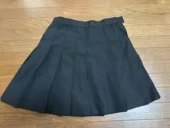 ブラック プリーツ ミニスカート
