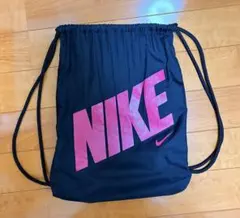 NIKE Y2K ナップサック ブラック ピンク　ナイキ ナップザックのサムネイル