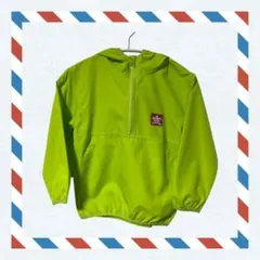 蛍光グリーン フード付きジャケット サイズ120ジャンパー