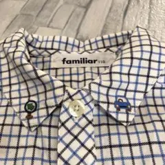 ファミリア シャツ 110サイズ　車