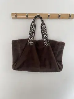 エルーラ　トートバッグ ミンクライクファートートL/607564 レディース