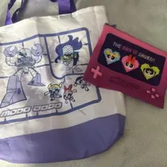 パワーパフガールズ ミニポーチ・トートバッグ 2点セット