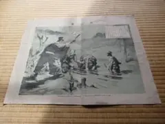 肉筆色紙 作者不明 悌繪？ 肉弾三勇士 軍隊 絹本 戦争画 - メルカリ
