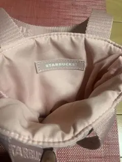 台湾スターバックス ピンク ハートキルティングバッグ