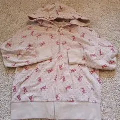 ウサギ柄フード付きパーカー　ユニクロ　120