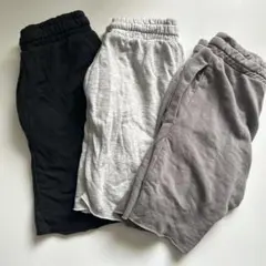 H&M 130 140 145 半ズボン　セット　まとめ売り　男の子　夏服　無地