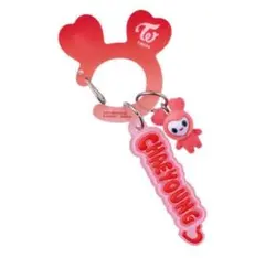 TWICE LOVELYS アクリル カラビナ フロッキー マスコット チェヨン