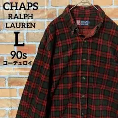 CHAPS RALPH LAUREN 90s コーデュロイシャツ