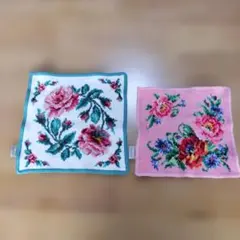 美品★FEILER ハンカチ 2枚セット 花柄 ドイツ製8のサムネイル