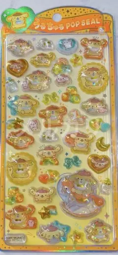 うるちゅる　サンリオ　正規品　ポップシール　プリン　ベイビー