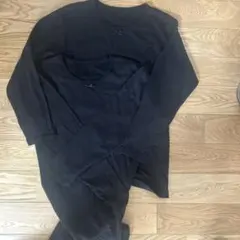 FIBERHEAT ブラック 肌着セット サイズ160