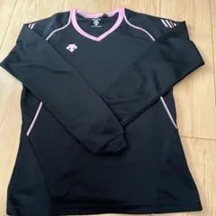 DESCENTE ブラック 長袖シャツ Mサイズ