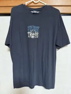 Stussy ブラック Tシャツ Medium